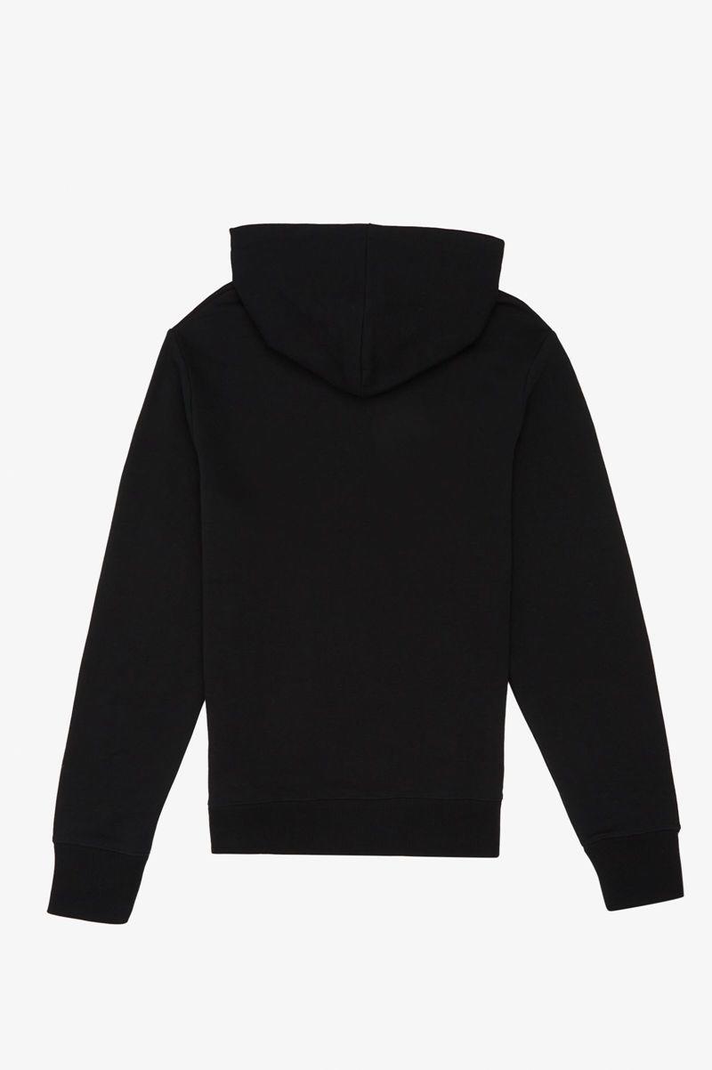 Black Fred Perry M3841 Men's Sweatshirts | PH 1597TCEV